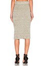 view 3 of 4 Knitted Midi Skirt in Grey