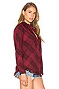 view 2 of 5 TOP À CARREAUX COUPE DROITE in Red