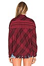 view 3 of 5 TOP À CARREAUX COUPE DROITE in Red
