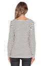 view 3 of 3 TOP À RAYURES BRETON in Black & White