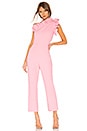 view 1 of 3 Ruffle One Shoulder Jumpsuit in Pink