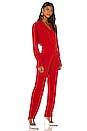 view 2 of 3 Long Sleeve Jumpsuit in Red