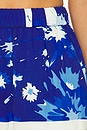 view 6 of 6 Printed Shorts in Klein Blue