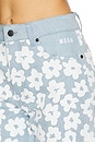 view 6 of 6 ШИРОКИЕ БРЮКИ FLOWER PRINT in Light Blue
