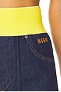 view 6 of 6 Waistband Wide Leg Jean in Blue