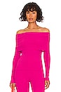 view 1 of 4 Off The Shoulder Sweater in Pink