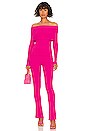 view 4 of 4 Off The Shoulder Sweater in Pink