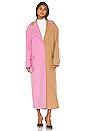 view 2 of 4 Colorblock Coat in Beige