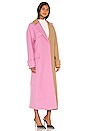 view 3 of 4 Colorblock Coat in Beige