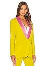 view 3 of 5 Giacca Blazer in Acid Yellow