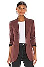 view 1 of 4 Blazer in Chocolate