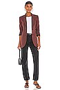 view 4 of 4 Blazer in Chocolate