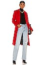 view 1 of 4 Long Coat in Red