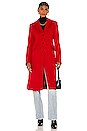 view 2 of 4 Long Coat in Red