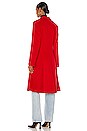 view 4 of 4 Long Coat in Red