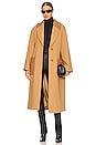 view 1 of 4 BELTED WOOL コート in Camel