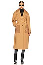 view 2 of 4 BELTED WOOL コート in Camel