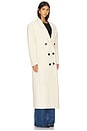 view 3 of 5 Wool Boucle Coat in Off White