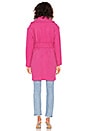view 3 of 3 Robe Coat in Hot Pink