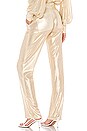view 3 of 5 PANTALON in Gold