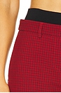 view 6 of 6 Techno Micro Check Pant in Scarlet