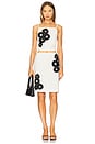 view 5 of 6 Flower Skirt in Off White