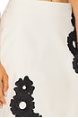 view 6 of 6 Flower Skirt in Off White