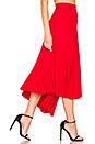 view 2 of 4 Pleated Maxi Skirt in Red