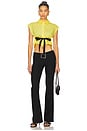 view 4 of 4 Tied Waist Shirt in Light Yellow