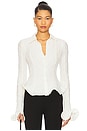 view 1 of 5 Undone Button Up Shirt in White