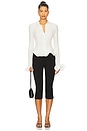 view 4 of 5 Undone Button Up Shirt in White