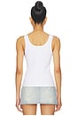 view 3 of 4 Tank Top in Optical White