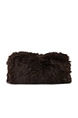 view 1 of 4 Fluffy Pouch in Brown