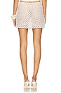 view 4 of 6 X FWRD Sasha Skirt in White & Natural in Natural & Silver