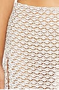 view 6 of 6 X FWRD Sasha Skirt in White & Natural in Natural & Silver