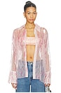 view 3 of 6 Emilia Shirt in Peony