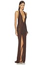 view 2 of 4 Cami Dress in Dark Brown
