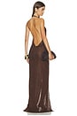 view 4 of 4 Cami Dress in Dark Brown