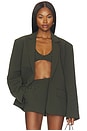 view 1 of 6 Ellie Blazer in Olive Green