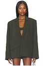 view 2 of 6 Ellie Blazer in Olive Green
