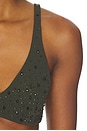 view 6 of 5 Laura Bra in Olive Green