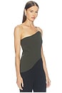 view 2 of 5 Cleo Corset in Olive Green