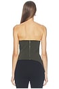 view 5 of 5 Cleo Corset in Olive Green