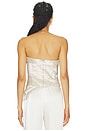 view 5 of 6 Emma Corset in Silver