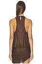 view 4 of 5 Annie Top in Dark Brown