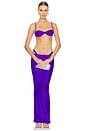 view 4 of 4 Saida Skirt in Royal Purple