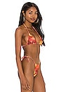 view 2 of 4 Enita Micro String Bikini Top in Tangerine