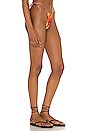 view 2 of 4 Enita Micro String Bikini Bottom in Tangerine