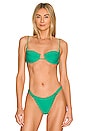 view 1 of 4 TOP BIKINI BUSTIER in Green