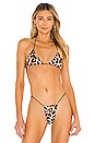 view 1 of 4 Micro String Bikini Top in Cheetah